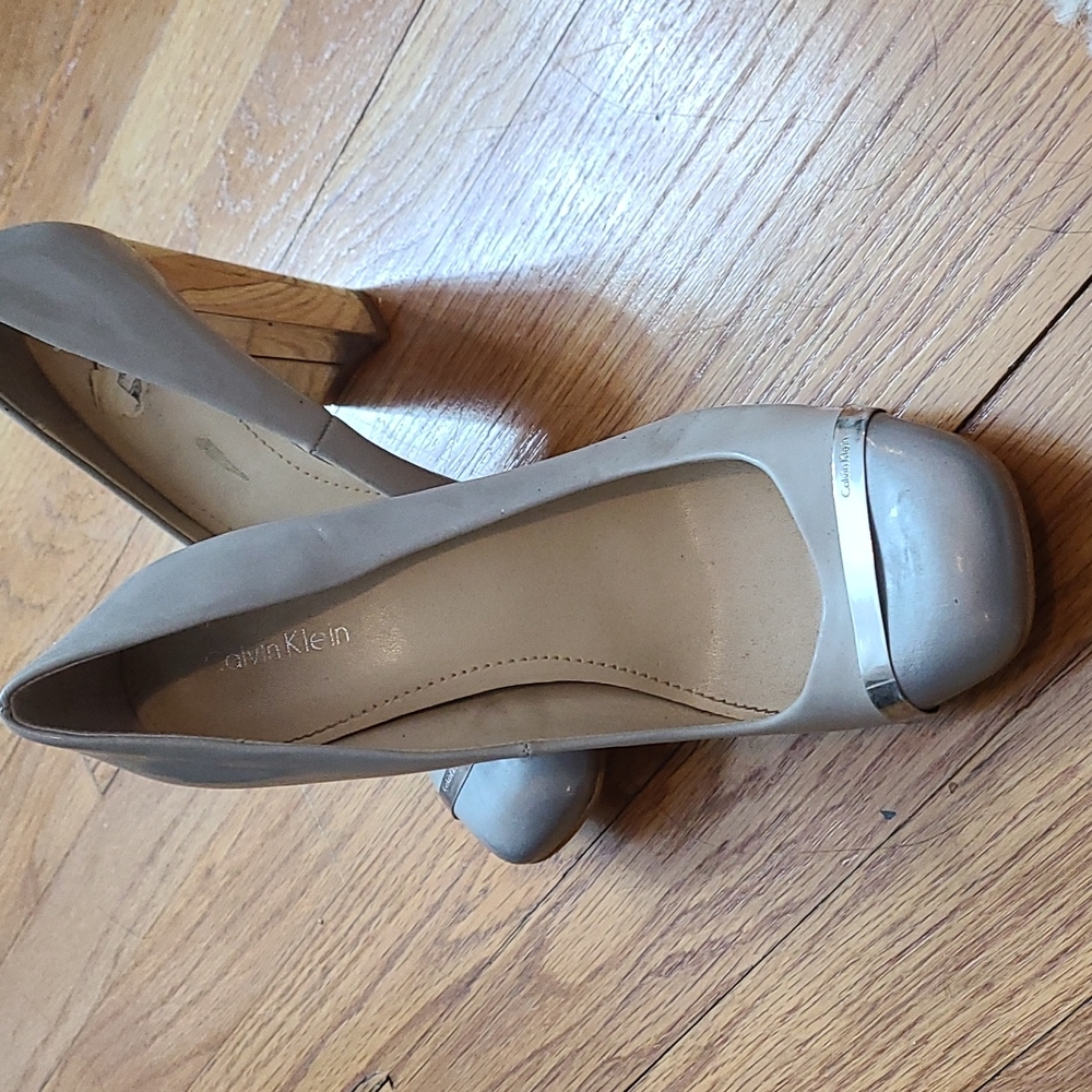 Chrome Calvin Klein Pumps